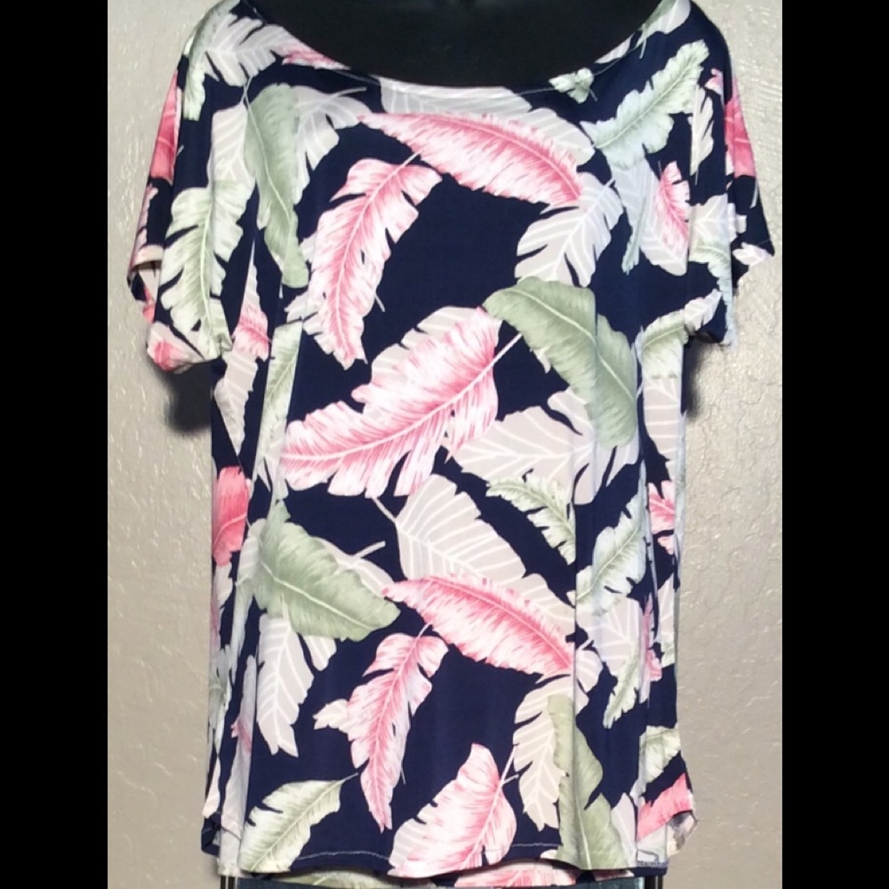 Pink and green Blouse